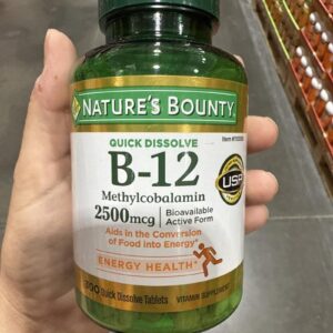Nature's Bounty Vitamin B-12 2500 mcg, 300 Quick Dissolve Tablets