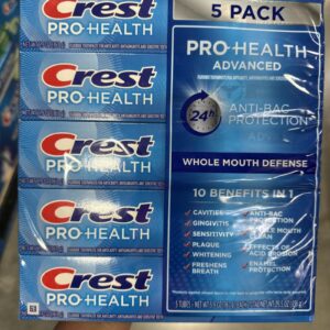 Crest pro-health advanced toothpaste 5 pack