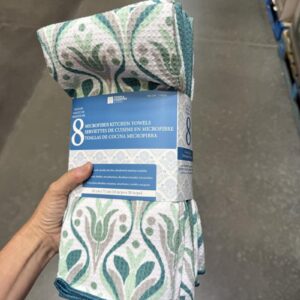 Microfiber Kitchen Towels, 8-pack Green