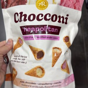 Chocconi Napolitan Mini Chocolate Filled Wafer Cones (500g)