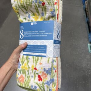 Microfiber Kitchen Towels, 8-pack Multi