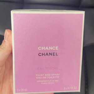 Chance Tendre Eau de Toilette - spray de bolsa com 1 case e 3 refills