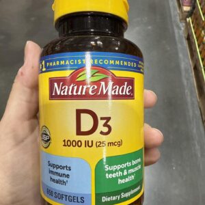 Nature Made Vitamin D3 25 mcg., 650 Softgels