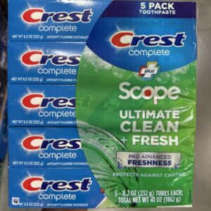 Crest complete advanced toothpaste 5 pack