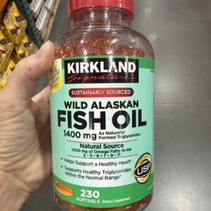 Kirkland Signature Wild Alaskan Fish Oil 1400 mg., 230 Softgels
