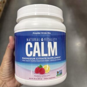 Natural Vitality Calm Magnesium Citrate Powder, 20 Ounces