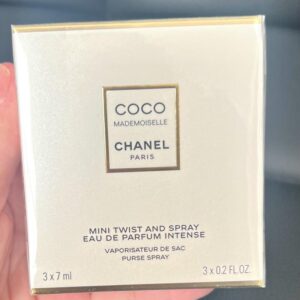Perfume Coco Mademoiselle INTENSE - Spray de bolsa com 1 case e 3 refills