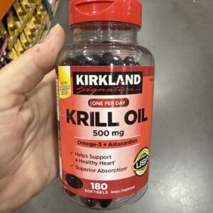 Kirkland Signature Krill Oil 500mg, 180 Softgels