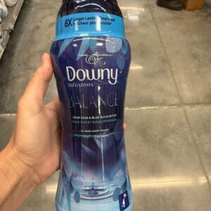 Downy Infusions Balance In-Wash Laundry Scent Booster Beads, Crisp Rain & Blue Eucalyptus, 12.2 oz