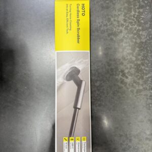 HOTO Cordless Spin Scrubber: 2.5 N·M torque, six brush heads, IPX7 rated