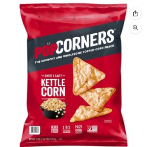 PopCorners Sweet & Salty Kettle Corn Popped-Corn Snack, 18 oz.