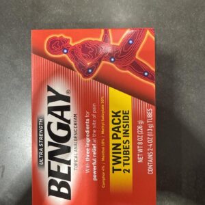 Ultra Strength BENGAY, Non-Greasy Topical Pain Relieving Cream, 8 Ounces