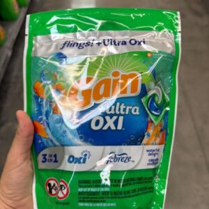 Gain Flings Ultra Oxi Laundry Detergent Pacs, Waterfall Delight Scent, 22 oz