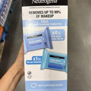 Neutrogena makeup remover wipes 125 cout