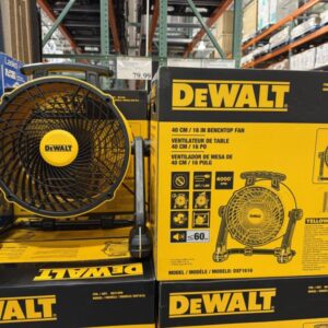 DeWalt 16" 3-Speed Benchtop and Hanging Drum Fan
