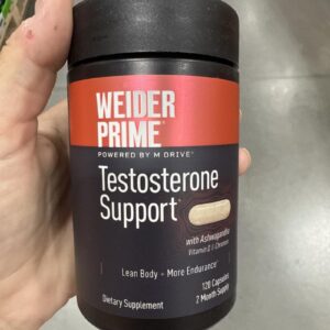 Weider Prime Testosterone Support, 120 Capsules