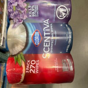 Clorox Scentiva Desinfecting 3/90Count (270 Total)