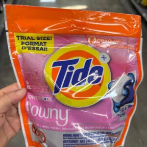 Tide Power PODS with Downy Soft Boosters Laundry Detergent Pacs, April Fresh Scent, 9 Count