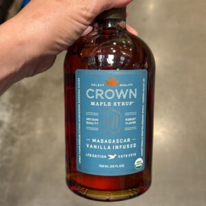 Quality Crown Maple Syrup Madagascar Vanilla Infused (750ml)
