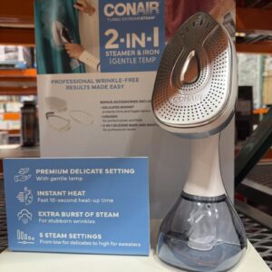 Conair 2-in-1 Steamer & Iron with Gentle Temp