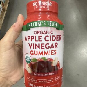 Nature's Truth USDA Organic Apple Cider Vinegar 500 mg., 120 Gummies