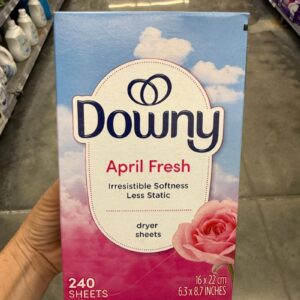 Downy Fabric Softener Dryer Sheets, April Fresh Scent, 240 Count
