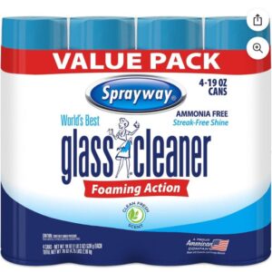 Sprayway Glass Cleaner, 19 oz., 4 pack