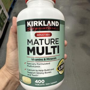 Kirkland Signature Adult 50+ Mature Multi Vitamins & Minerals, 400 Tablets