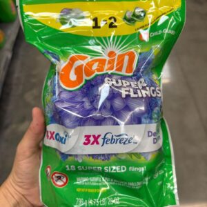 Gain Relax Super-Sized Flings Laundry Detergent Packs, Dewdrop Dream Scent, 18 Count