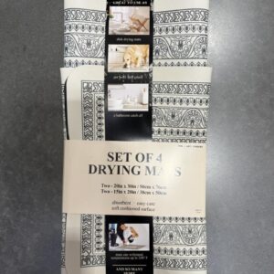 Set Of 4 Drying Mats