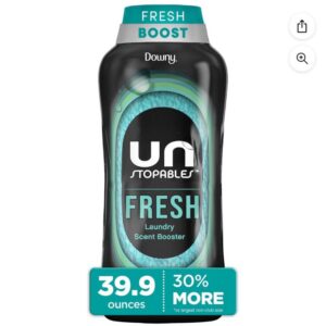 Downy Unstopables In-Wash Laundry Scent Booster Beads, Fresh, 39.9 oz