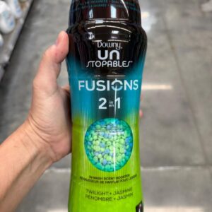 Downy Unstopables Fusions In-Wash Laundry Scent Booster Beads, Twilight and Jasmine Scent, 21.1 oz,