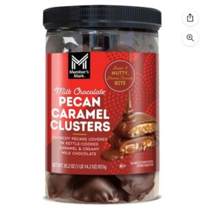 Member's Mark Milk Chocolate Pecan Caramel Clusters, 30.2 oz.
