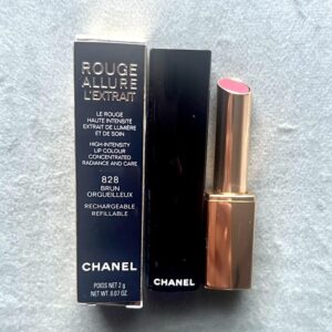 Batom Chanel Rouge Allure L’extrait cor 828 Brun Orgueilleux. NOVO