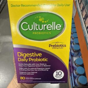 Culturelle digestive health probiotic 80 count
