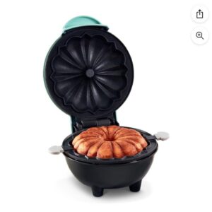 DASH Mini Bundt Cake Maker Machine for Kid-Friendly Breakfast, Snacks, Desserts & More with Non-stic
