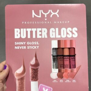 NYX Butter Gloss Shiny Gloss, Never Stick