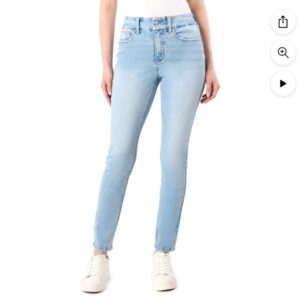 Seven7 Women's Tummyless Jean (Sizes 2 a 24) light blue