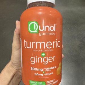 Qunol Turmeric Plus Ginger, 200 Gummies