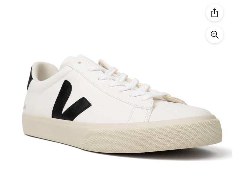 Veja Men's Campo Leather Sneaker (Confirmar tamanho com atendimento)