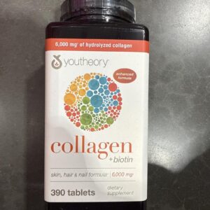 youtheory Collagen Plus Biotin, 390 Tablets