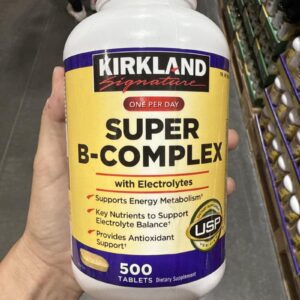 Kirkland Signature Super B-Complex with Electrolytes, 500 Tablets