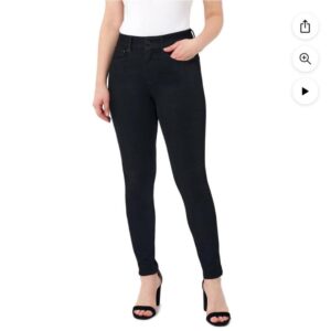 Seven7 Women's Tummyless Jean (Sizes 2 a 24) black