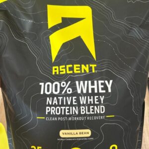 Ascent 100% Whey Protein Vanilla Bean 4.25Lbs (1.90kg)