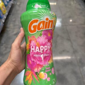 Gain In-Wash Laundry Scent Booster Beads, Happy, Hibiscus Hula, 24 oz
