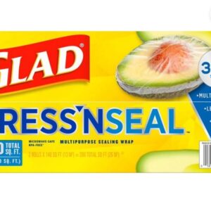 Glad Press'n Seal Plastic Food Wrap 140 sq. ft./roll, 2 rolls