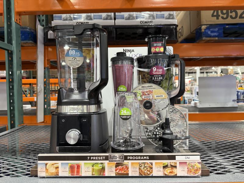 Ninja Deluxe Blender & Kitchen System with 88-oz. Pitcher, 9-Cup Processor, & Auto-iQ